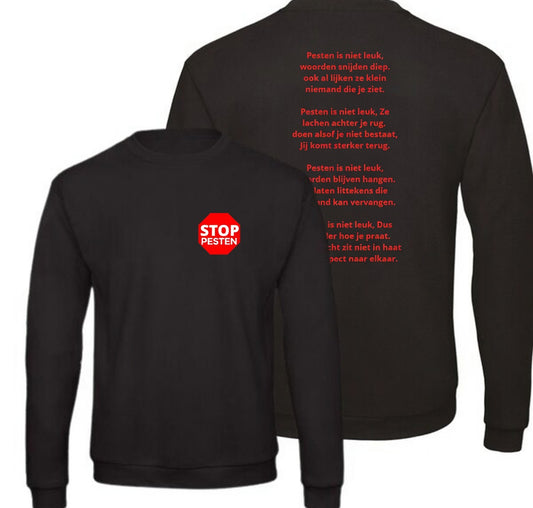 Stop Pesten Sweater